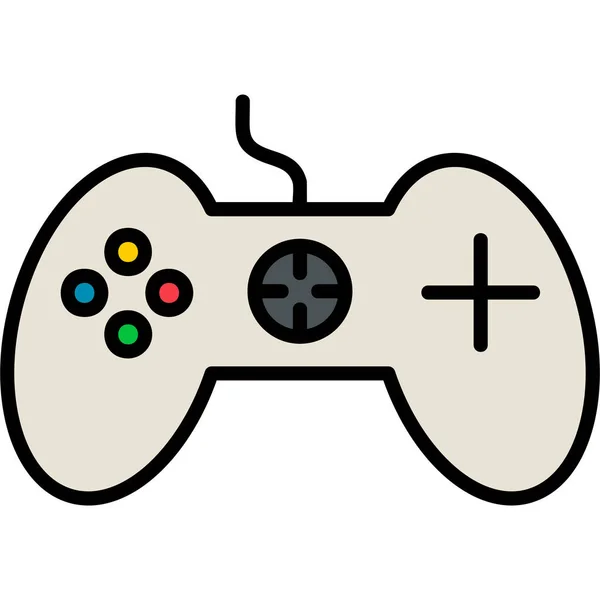 Joystick Controlador Icono Del Juego Ilustración Vectorial — Vector de stock