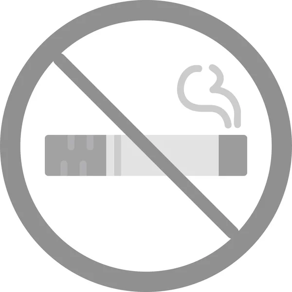 Курения Значок Изолирован Абстрактной Backgroun — стоковый вектор