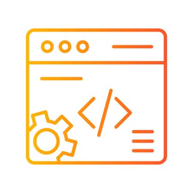 vector illustration of abstract website