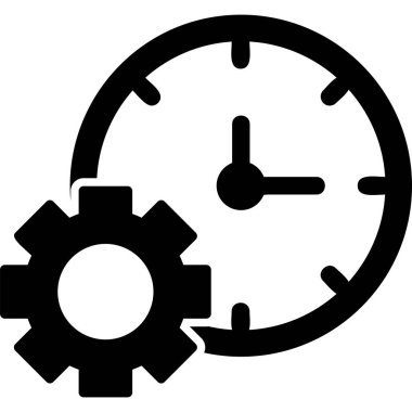 Time Manager icon modern vector illustration