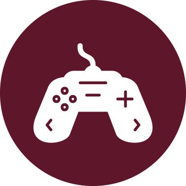 Oyun kumandası simgesi. vektör illüstrasyonu