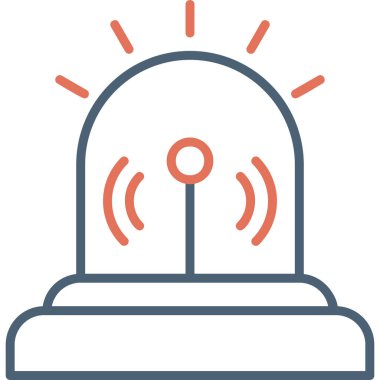 Kablosuz. Web simgesi basit illüstrasyon