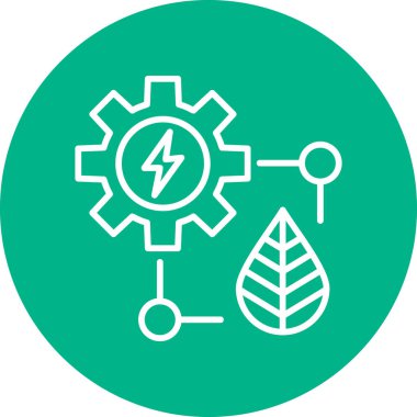 enerji hattı vektör simgesi