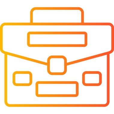 Portföy. Web simgesi basit illüstrasyon