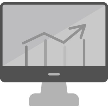 Grafik. Web simgesi basit illüstrasyon