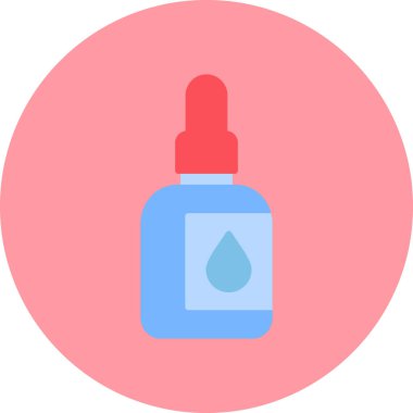 Ağız aşısı. Web simgesi vektör illüstrasyonu