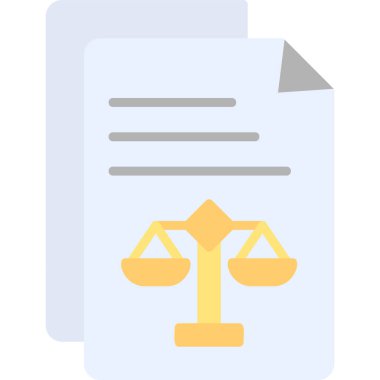 Belge simgesinin vektör illüstrasyonu