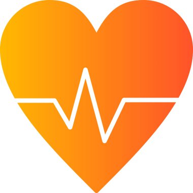 kalp simgesi, vektör illüstrasyonu