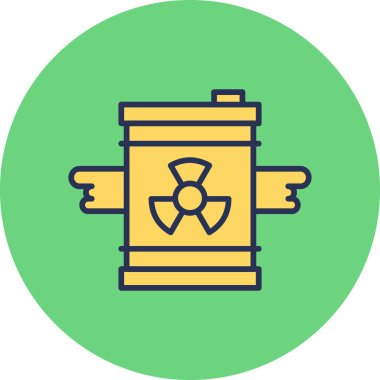 Petrol varil simge vektör çizim