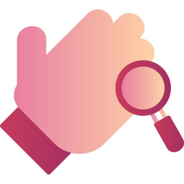 Arama simgesi vektör illüstrasyonu 