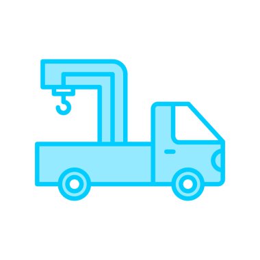 Kamyon soyut simge vektör çizimi