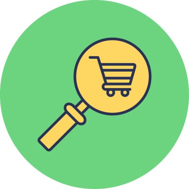 Ağ için büyüteç loupe simgesi 