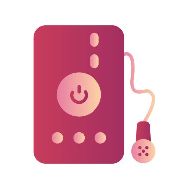 Power Shower web icon, vector illustration