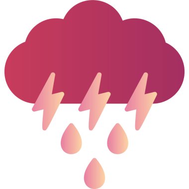 vector cloud technology icon illustration