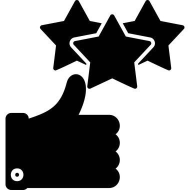 pozitif geri bildirim simgesi. vektör biçimi yuvarlak açılı, yoğun kırmızı ve siyah renkli çift renkli düz ikonik semboldür.