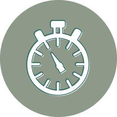 Kronometre Web simgesi basit tasarım