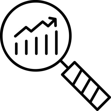 Ağ için büyüteç loupe simgesi 