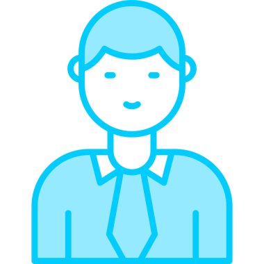 Manager, Businessman User logo, simple icon for web page 