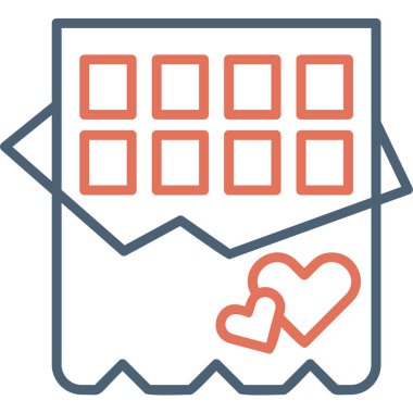 Aşk. Web simgesi basit tasarım