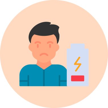 Enerji Ağı simgesi yok Basit illüstrasyon