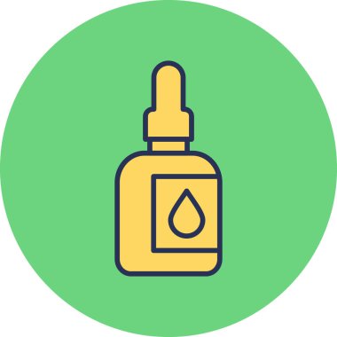 Ağız aşısı. Web simgesi vektör illüstrasyonu