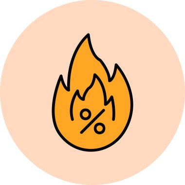 Tek ateşlemeli simge vektör çizim