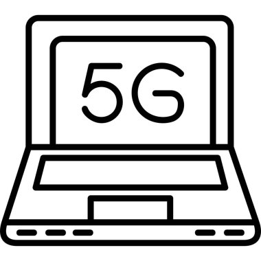 Bilgisayar. Web simgesi basit illüstrasyon