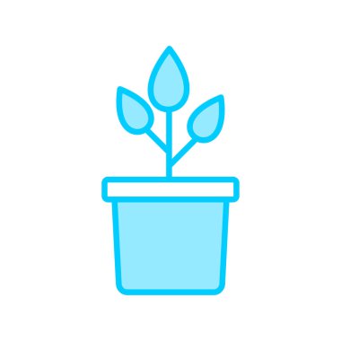 plant pot, vector illustration 