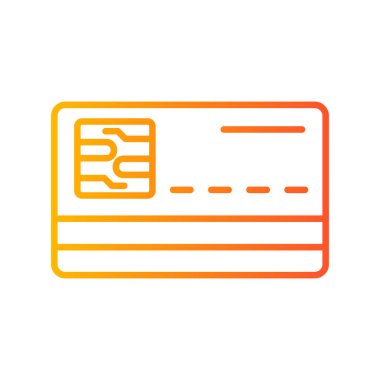 credit card simple vector icon