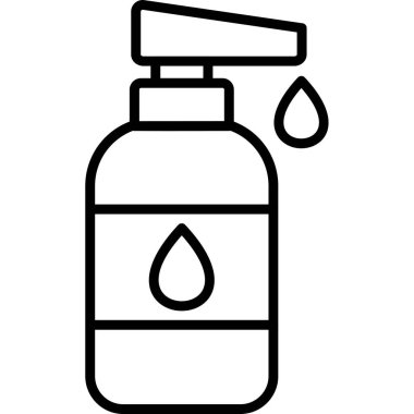 Bebek losyonu web simgesi basit illüstrasyon