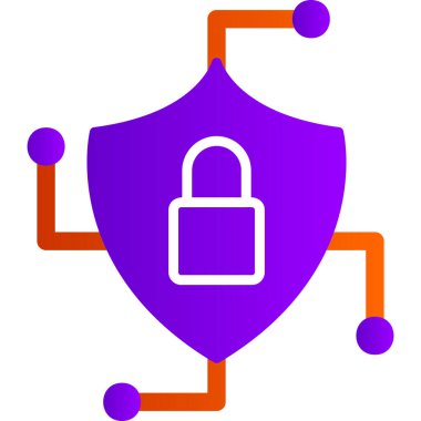 kalkan simgesi, vektör illüstrasyonu basit tasarım