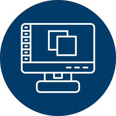 Kişisel ve ticari kullanım için katmanlar, illüstrasyon simgesi 