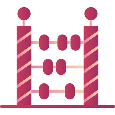 Abaküs. Web simgesi basit illüstrasyon