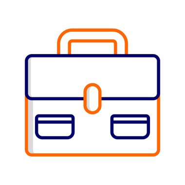 Çanta. Web simgesi basit illüstrasyon 