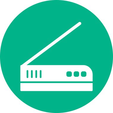 Tarayıcı simgesinin vektör illüstrasyonu