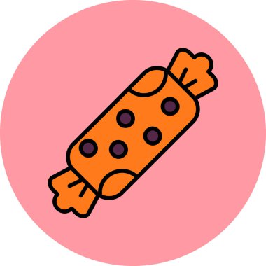 tatlı şeker ikonu vektör illüstrasyonu