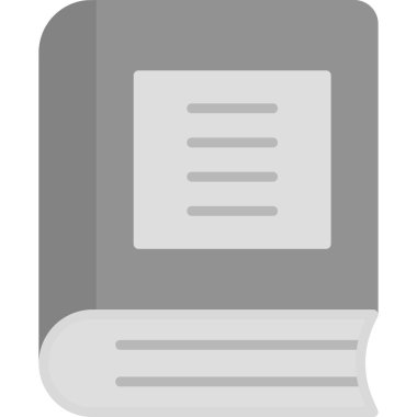 Kitap simgesi, modern tasarım illüstrasyonu