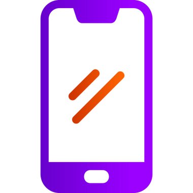 akıllı telefon simgesi vektör illüstrasyonu