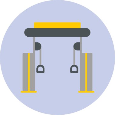 Havaalanı simgesinin vektör illüstrasyonu