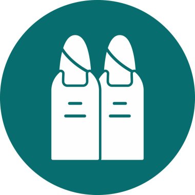 Nails web simgesi basit illüstrasyon