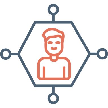 kullanıcı. Web simgesi basit tasarım