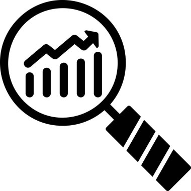 Ağ için büyüteç loupe simgesi 