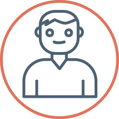 User Account, man logo User, simple icon for web page 