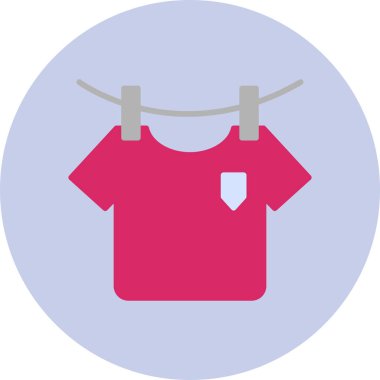 Hand Washing Clothes, vector icon