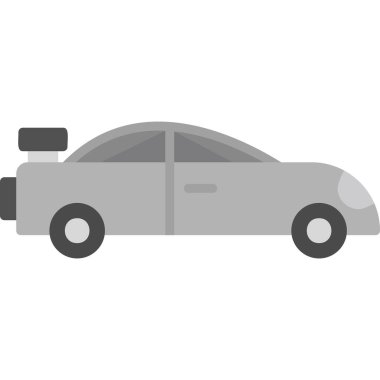 - Araba. Web simgesi basit tasarım