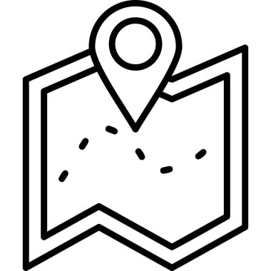 konum. Web simgesi basit illüstrasyon