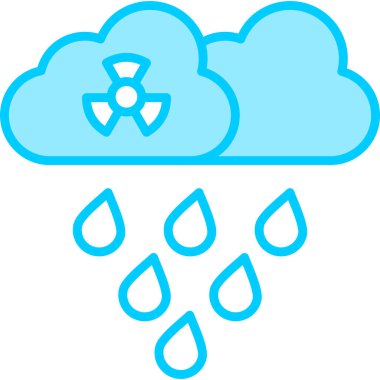 Bulut. Web simgesi basit illüstrasyon