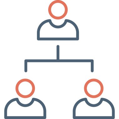 Çalışma Yönetimi simgesi vektör illüstrasyonu