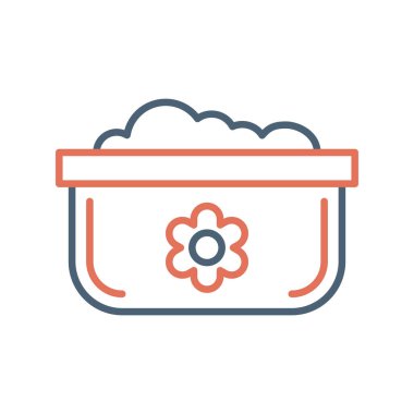 Bulaşık Otu simgesinin vektör çizimi