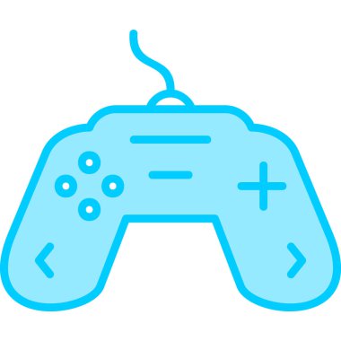 Oyun kumandası simgesi. vektör illüstrasyonu